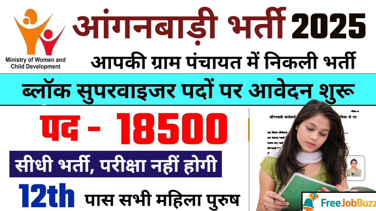 Anganwadi Karyakarta, Sahayika & Supervisor Bharti 2026