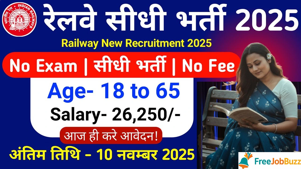 Railway Bharti 2025 without Exam, CLW TGT & PRT Bharti, Govt Job without Exam