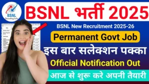All India Govt Job for Graduate Male & Female in BSNL