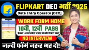 Flipkart Work from Home Job for 10th 12th Pass