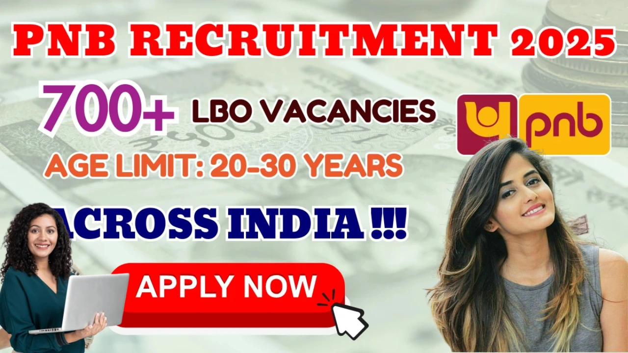 PNB LBO Job 2025 for Graduate Male and Female