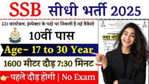 SSB Bharti 2026 for 10th 12th Pass Male & Female