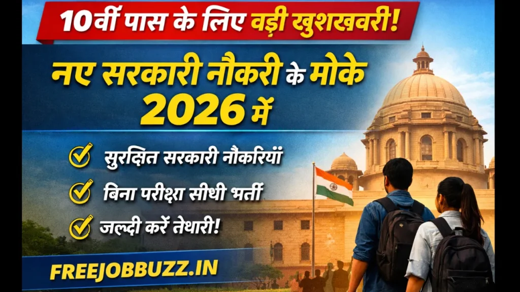10th pass govt jobs 2026 update