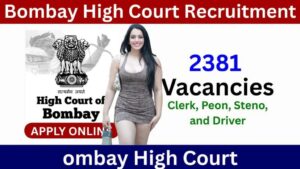 Bombay High Court Bharti 2026 for Clerk, Peon, Driver, Steno