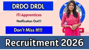 DRDO ITI Apprentices Bharti 2026 for Fitter, Carpenter, Welder