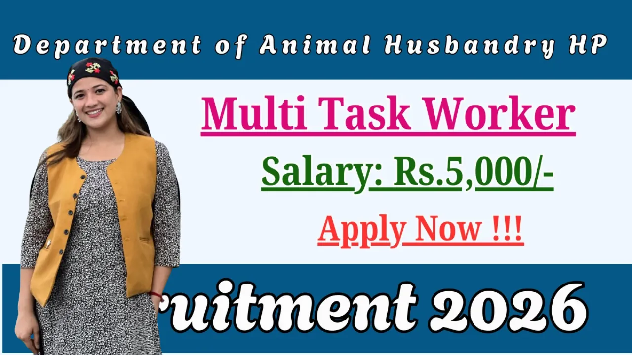 HP Multi Task Worker Pashu Mitra Bharti 2026 for 10th Pass
