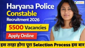 Haryana Police Constable Bharti for 10th Pass Male & Female