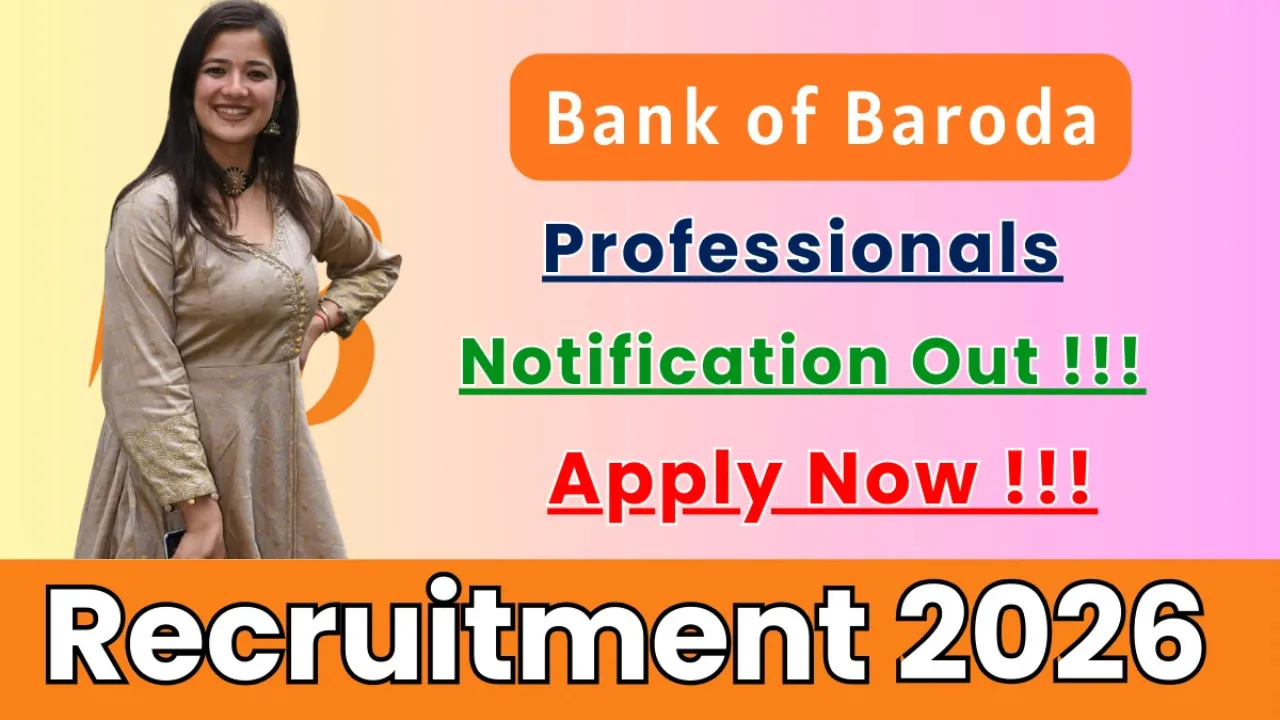 BOB Professional Bharti 2026 for 104 Posts for Degree Candidate
