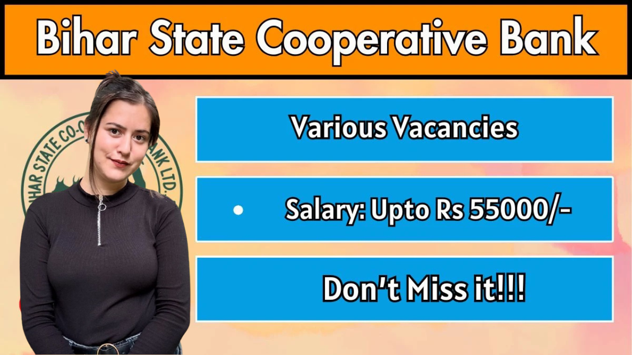 Bihar State Cooperative Bank Recruitment 2026 for 7 Posts