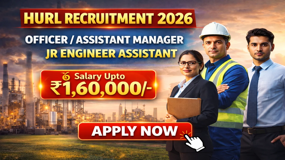 HURL 40 Junior Engineer Assistant & Officer Bharti 2026