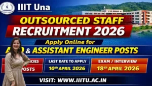 Himachal IIIT Una Recruitment 2026 for All Male and Female