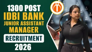 IDBI Bank Recruitment 2026 for 1300 Posts