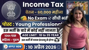 Income Tax Recruitment 2026 for 10th Pass without Exam