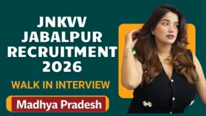 MP Jawaharlal Nehru Krishi Vishwa Vidyalaya Jabalpur Recruitment 2026