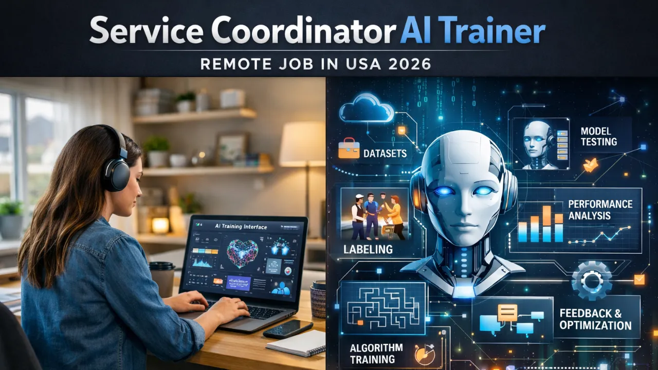 Service Coordinator AI Trainer Remote Job in USA 2026
