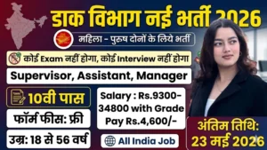 Dak Vibhag Bharti 2026 for 10th 12th Pass without Exam