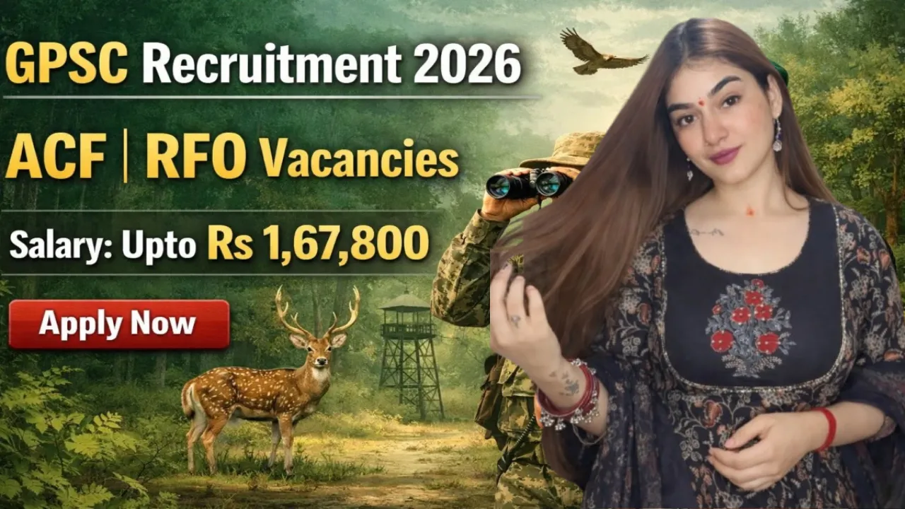 GPSC ACF & RFO Recruitment 2026 for 26 Posts for Graduate