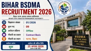 Bihar BSDMA Recruitment 2026