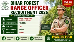 Bihar Forest Range Officer Recruitment 2026 for 16 Post