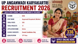 UP Anganwadi Karyakartri Recruitment 2026 for 336 Posts
