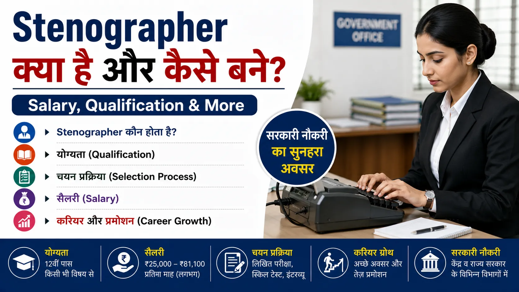 Stenographer Kya Hai Aur Kaise Bane